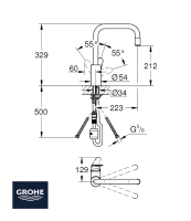 EURODISC COSMOPOLITAN GROHE MEDIDAS